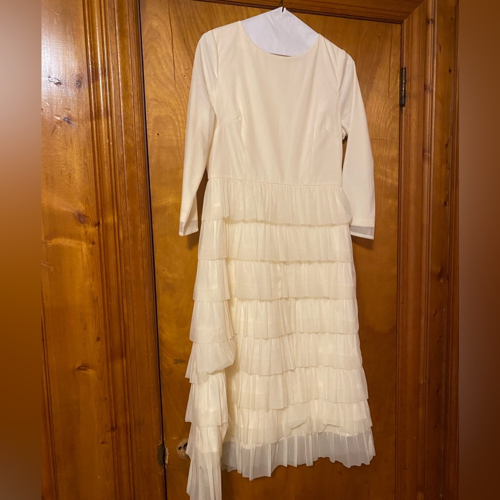 White dainty jewells dress